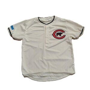 Chicago Cubs Jersey Shirt Cream SGA 1916 Throwback MLB Baseball Men's XL